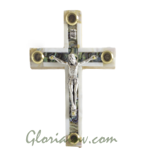 Mother of Pearl Latin Cross 